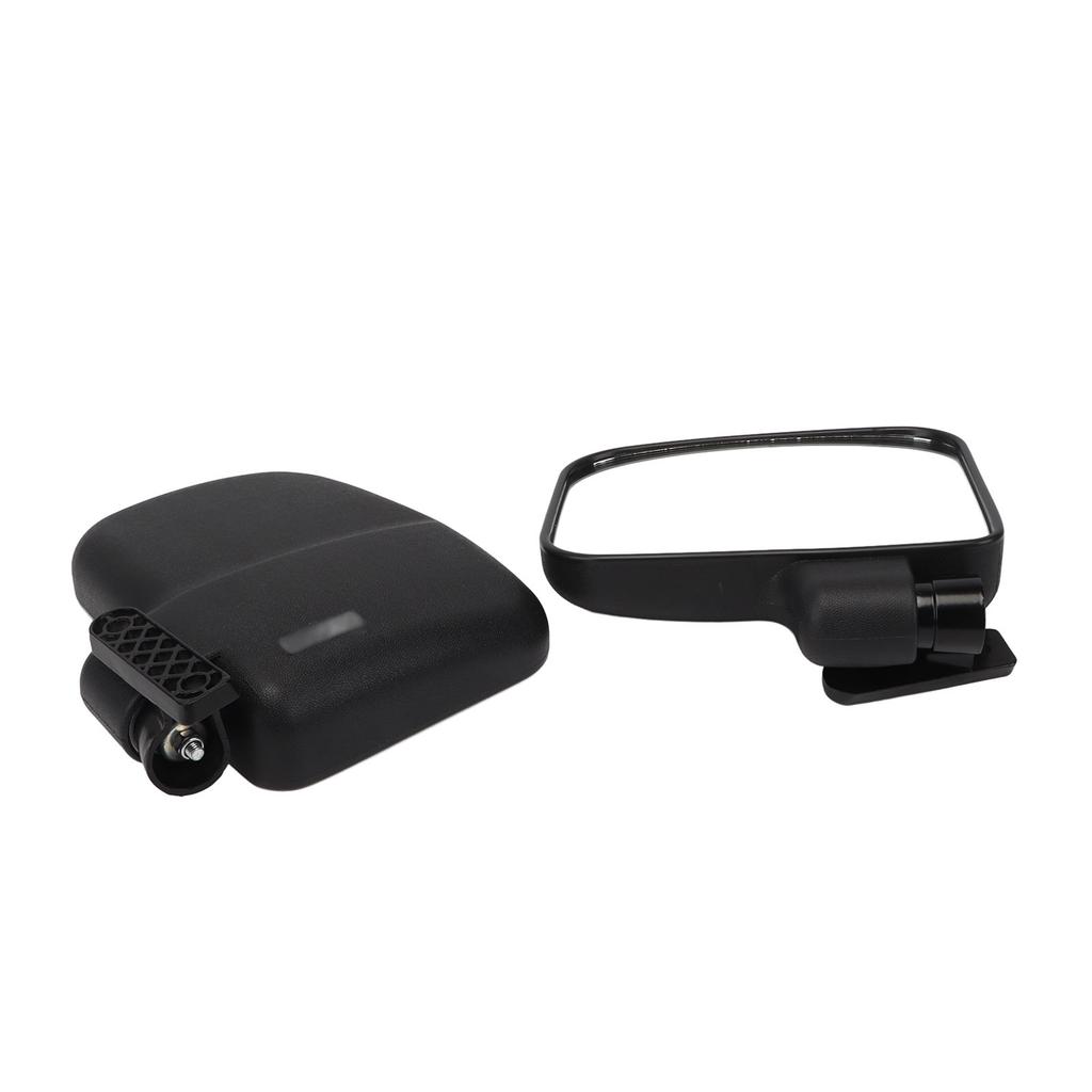 2pcs UTV Rear View Side Mirror Clear View Black Replacement for POLARIS RANGER1000XP 2018