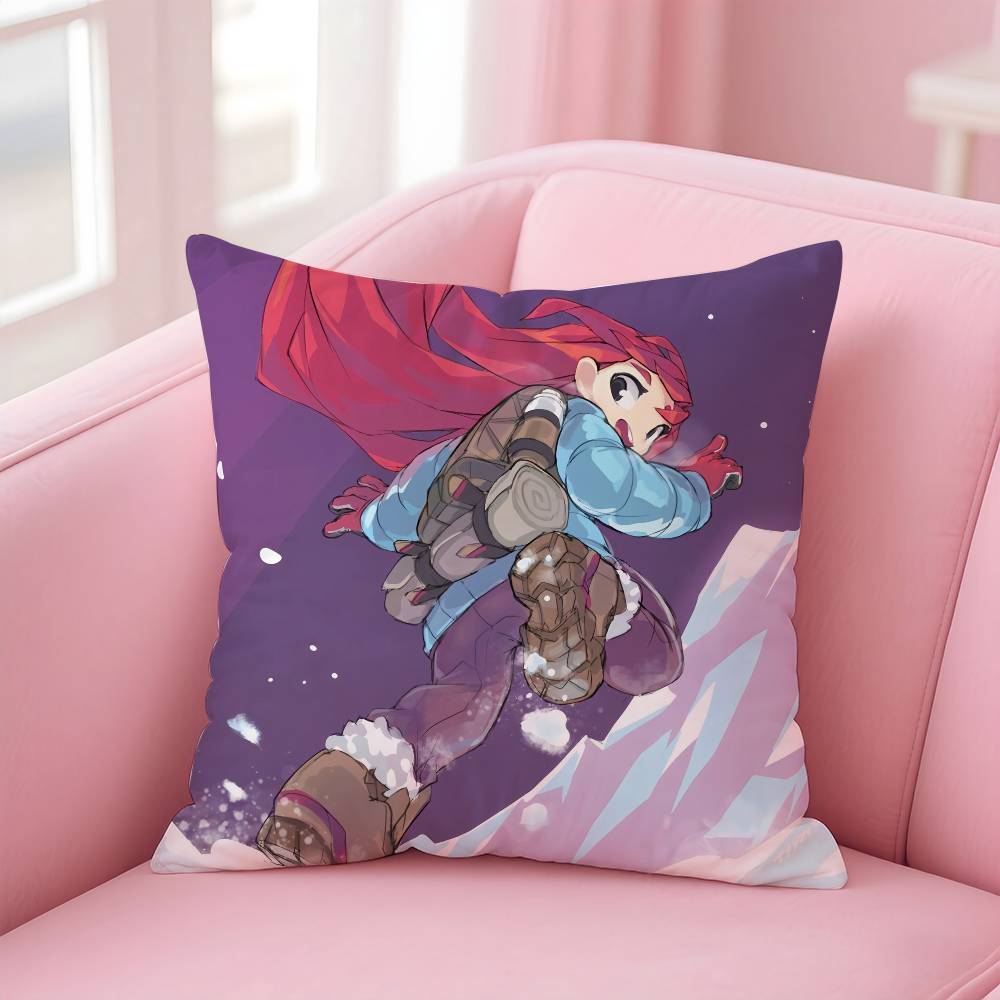 C-Celeste Game Funny Pillow Case Pattern Printing Pillowcase Living Room Sofa Cushion Cover Bedroom Room Decor