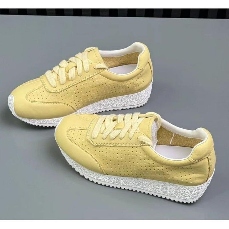 thick-soled lace-up women's autumn new fashion breathable sports shoes student versatile casual shoes