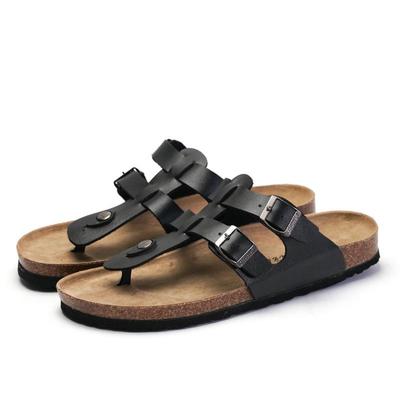 Tongs de plage Ruizu Summer Cork - Sandales tendance de style coréen pour hommes et femmes