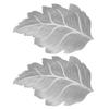 2Pcs Anti-stain PVC Table Mat Waterproof Decorative Table Mat Cup Coaster  Restaurant