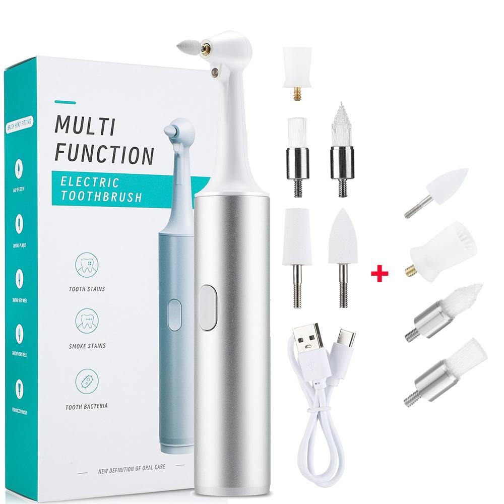 

Электрический стоматологический скалер, полировщик зубов, средство для удаления зубного камня, пятен, налета, чистки зубов, отбеливания, 8 шт. сменных головок