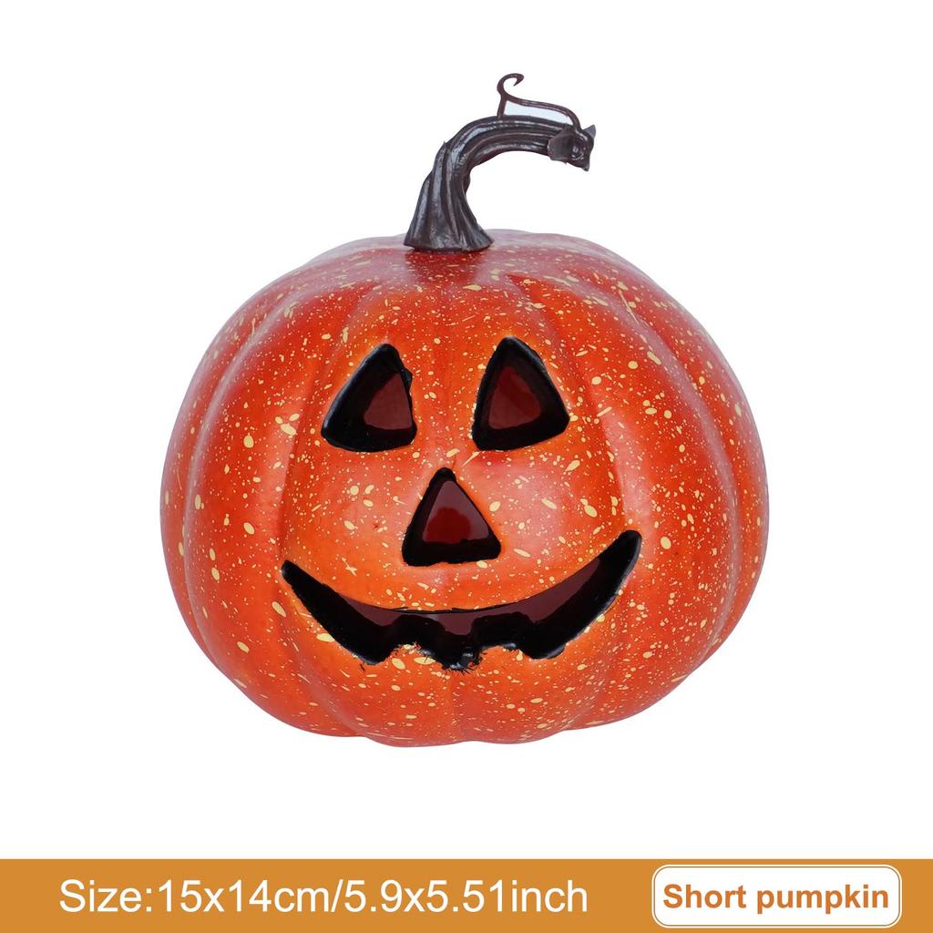 Halloween Pumpkin Decorations with Lights Vintage Halloween Light Up Table Decor for Home Office Haunt House Party