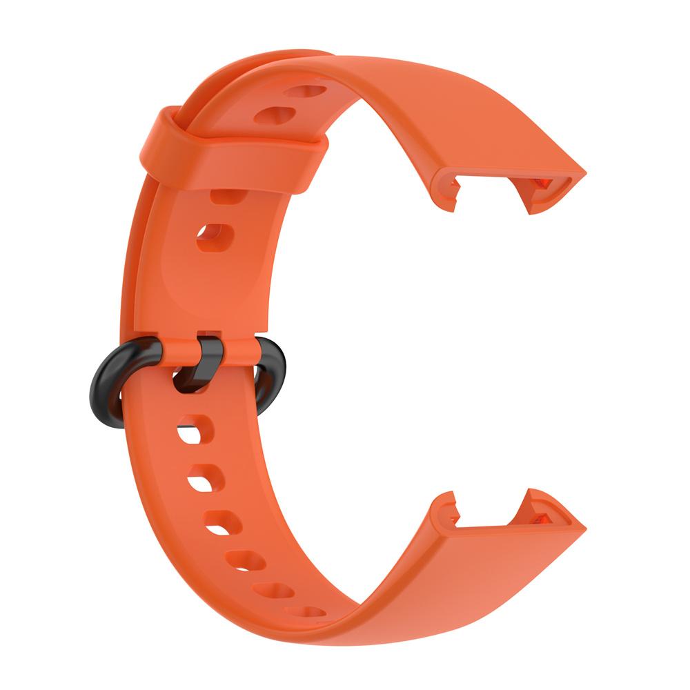 For Redmi Watch 2 Lite Silicone Strap+Case Watchband With Black/Same Color Buckle Wristband and Transparent Watch Shell