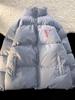 2024 Winter Fashion Unisex Stand-Up Collar Cotton-Padded Jacket - Warm, Thickened, Loose Fit