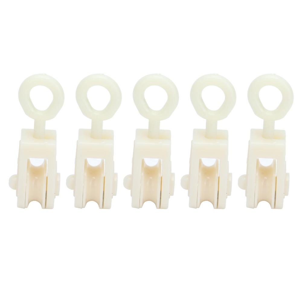 25pcs Plastic Greenhouse Pulley Accessories Enclosed Livestock Pulley Livestock Farm