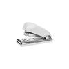 Petrus 226 Metal Stapler - Up To 30 Sheets - Stapling Closed, Open and Nailed - Metallic White Color-626833