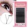 Super Black Mix8-15 YY Lashes 0.05 0.07mm Korean PBT Fiber Handmade 12 Rows Y Shape Volume Eyelash