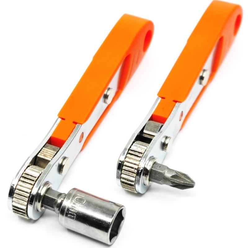 Compact 36 Tooth Ratchet Screwdriver Set with Magnetic Tip Ideal for Home DIY and Professional Repair Tasks