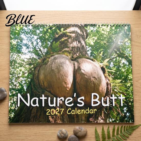 Efficient Time Management with Birthday Calendar 12-Month Butt Wall 2027 Funny Humorous Planner Christmas Gift
