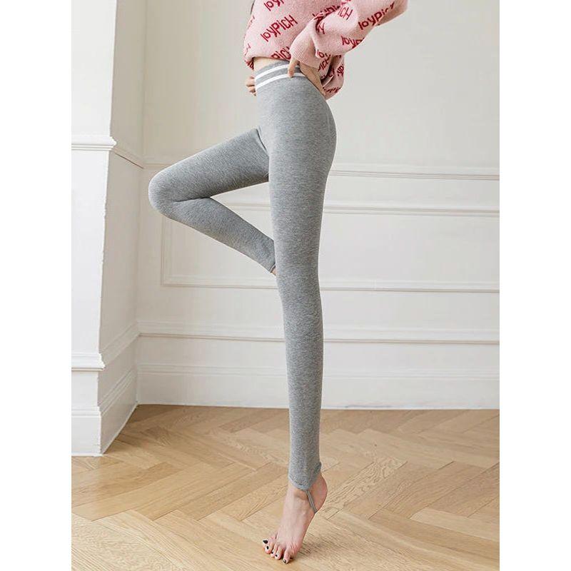 Warm Leggings One-Piece Woman Yoga High Waist Warm Slim Fit Leggings One-Piece Trousers Female