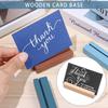 Crafts Wood Paper Clamp Picture Cards Display Stand Wedding Supplies Place Card Table Numbers Holder Photos Clips Clamps Stand