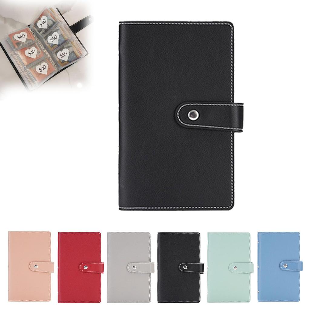 Envelope Challenge Binder Book Budget Binder Savings Challenges Book for Index Card Sleeves and Planners