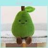 Cute Plush Fruit Banana Stuffed Doll For Kids Gift Reversible Soft Toy 8in
