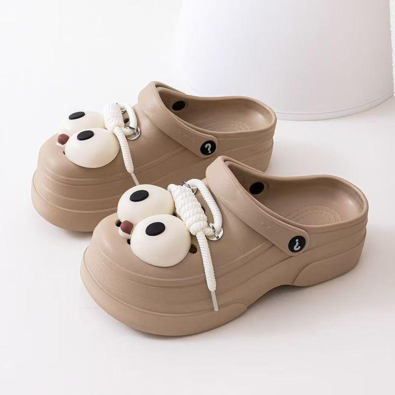 

Новые повседневные пляжные туфли с отверстиями, удобные и дышащие для девочек, модные и простые, милые шлепанцы с закрытым носком, материал ЭВА 39-40