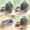 Nordic Style Microwave Safe Bento Box For Students And Office Use