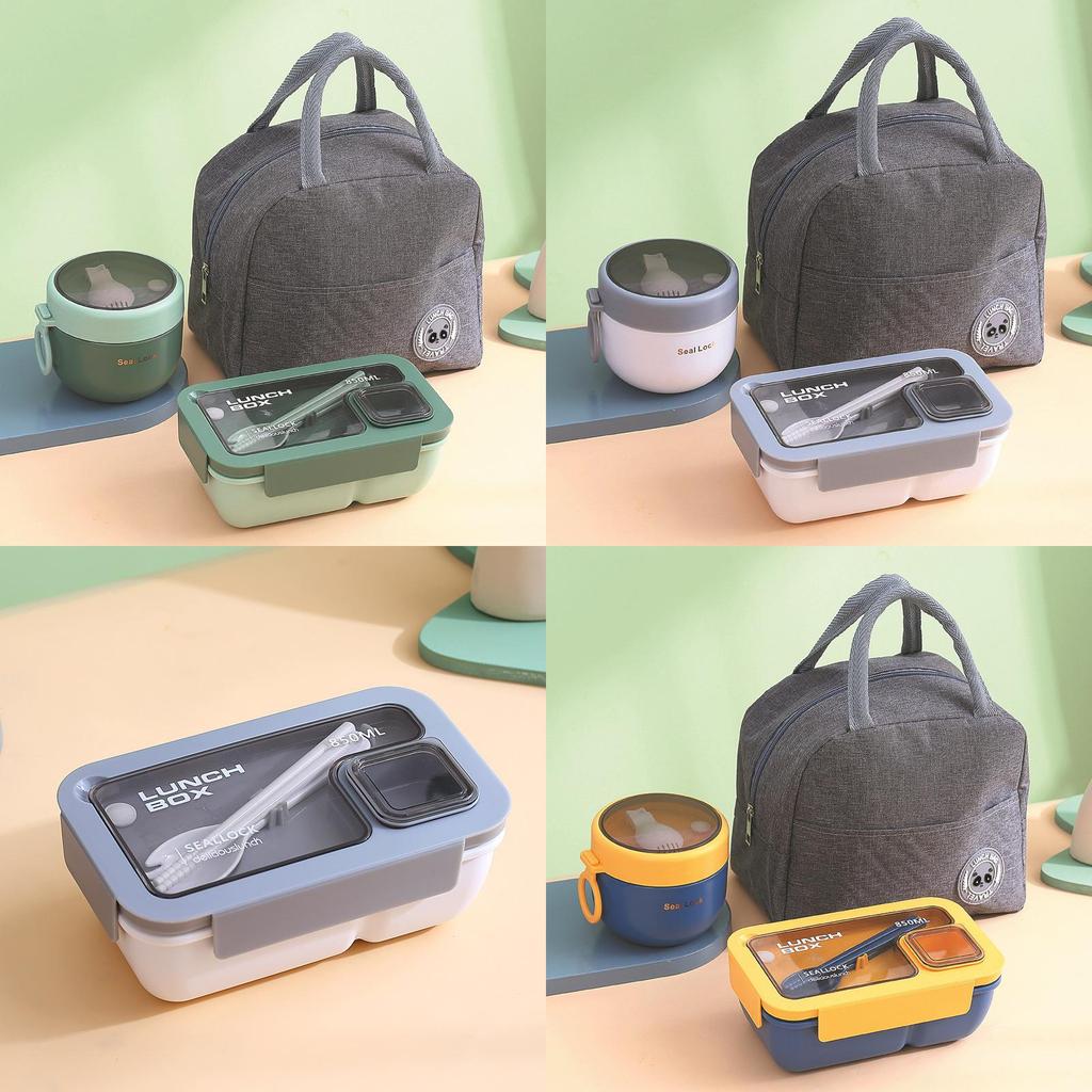 Nordic Style Microwave Safe Bento Box For Students And Office Use