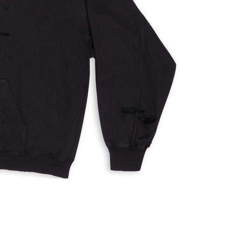 Balenciaga Caps Destroyed Oversize Fit Hoodie 659403TKVB61781