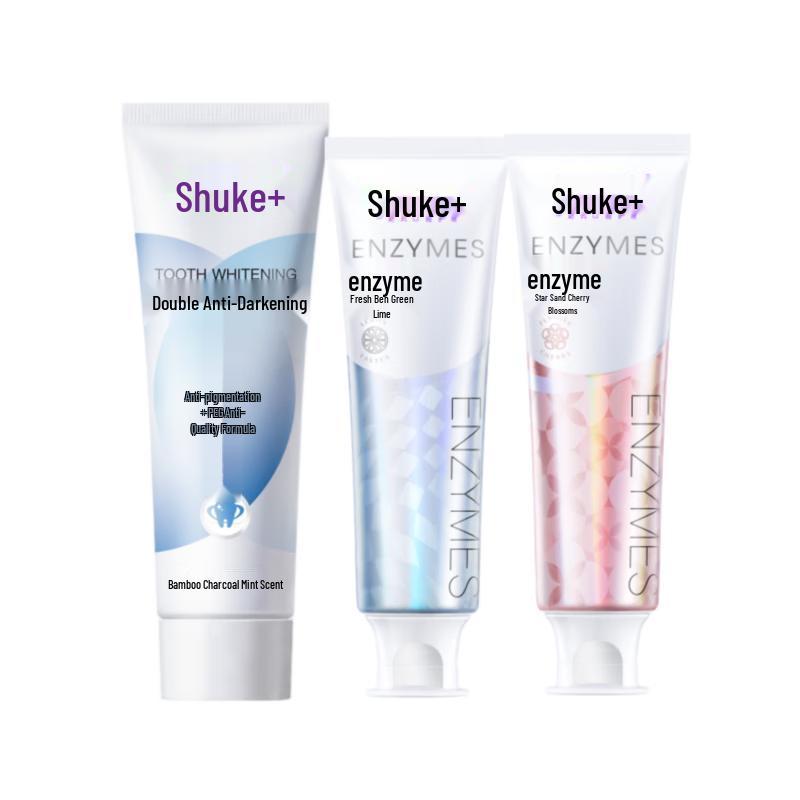 Saky Enzyme Double Anti-Bacterial Whitening Toothpaste Set