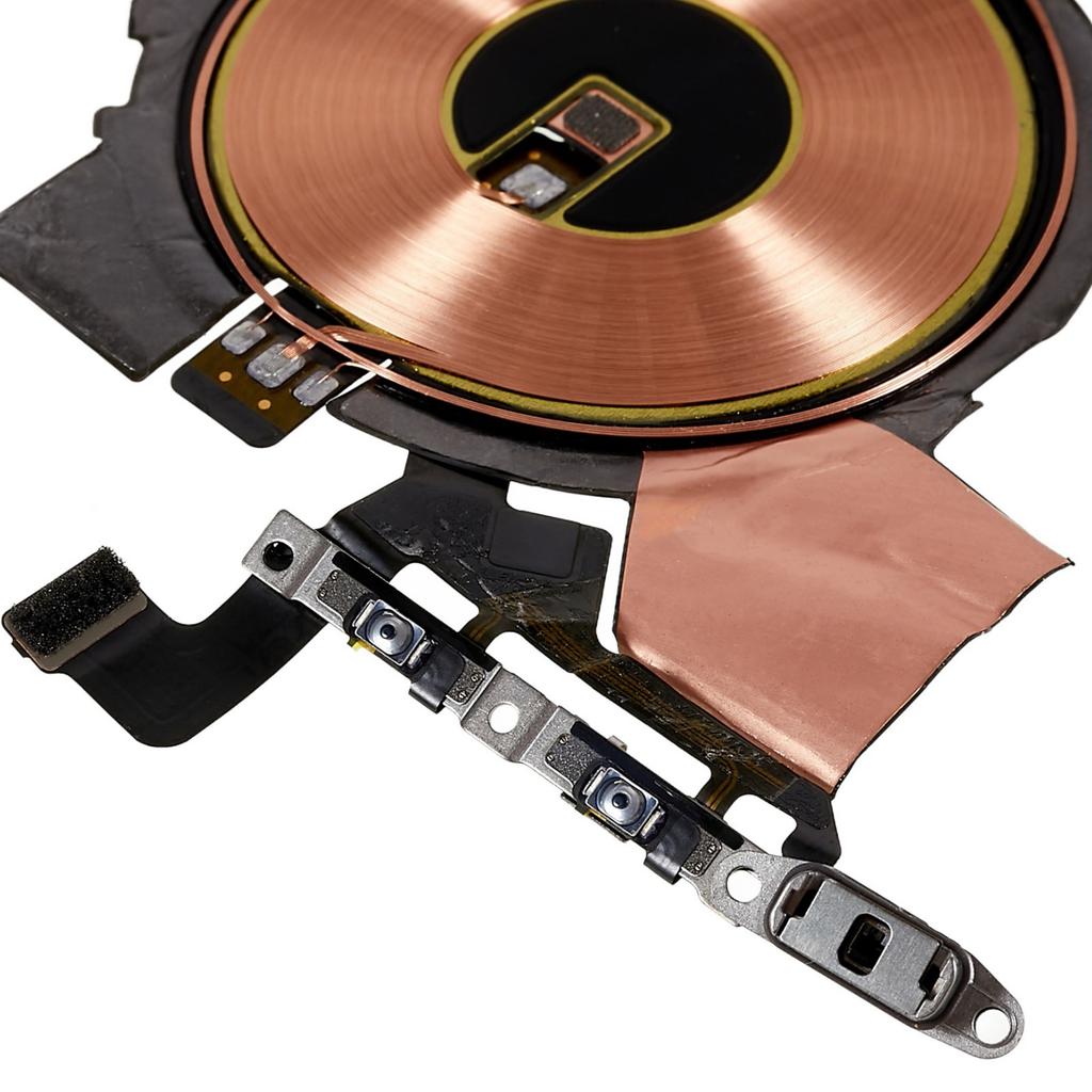 For iPhone 14 Pro OEM Disassembly Power On/Off and Volume Buttons Flex Cable+Wireless Charging Port Cable (without Logo)
