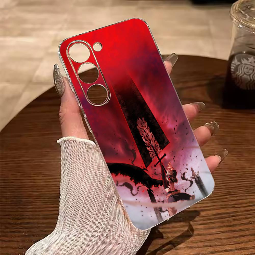 

C-Clover Asta B-Black Phone Case For Samsung Galaxy A71,A70,A52,A51,A40,A30 Transparent Cover Samsung a714g
