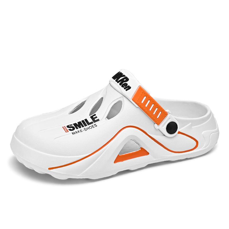 Fashion 2024 Designer Men Summer Sandals Clogs Home Platform Garden Slippers Casual Slides Soft Sole Light Beach Slipper