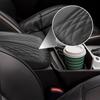 Upgraded Universal Style Memory Cotton Car Armrest Box Pad, Leather Car Armrest Cushion Center Console Cover Pad, Universal Vehicle Seat Box Cushion