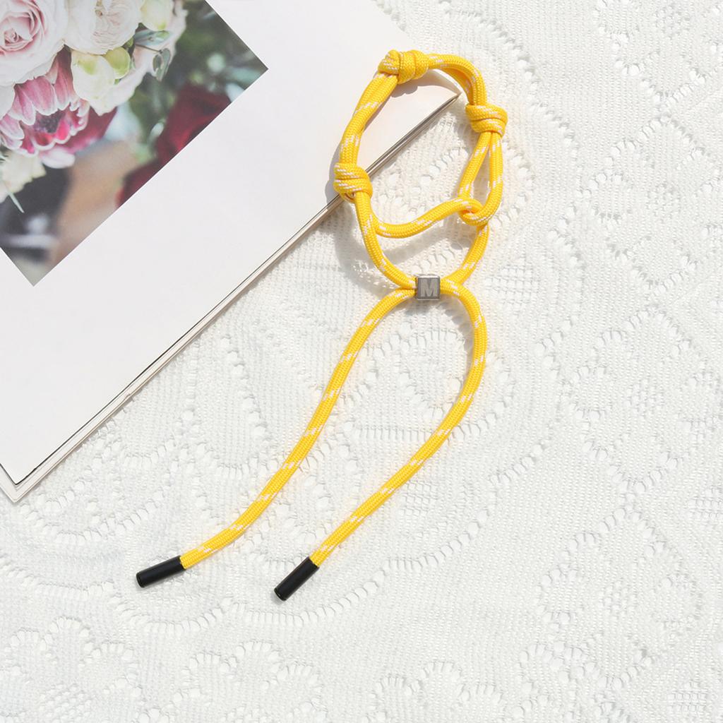 Adjustable Length Sturdy Nylon Rope Bracelet Fashionable and Portable for Men and Women Accessory for Everyday Wear