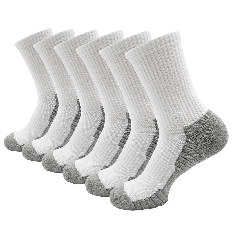 Men s Mid-Calf Terry Basketball Socks 38-42