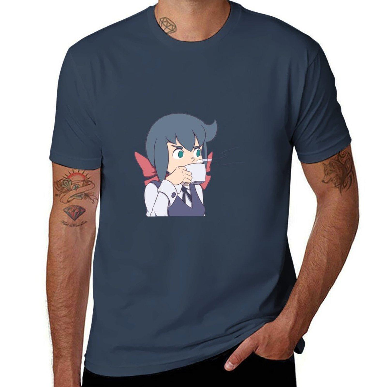 Little Witch Academia - Constanze T-Shirt Casual Graphic Print Tee S