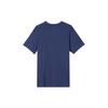 Men's Nike Paris Saint-Germain Crest Large team logo Printing Round Neck Casual Short Sleeve Blue DJ1316-410
