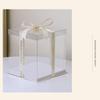 8-inch Double-Layer Transparent Cake Box (5 Sets)