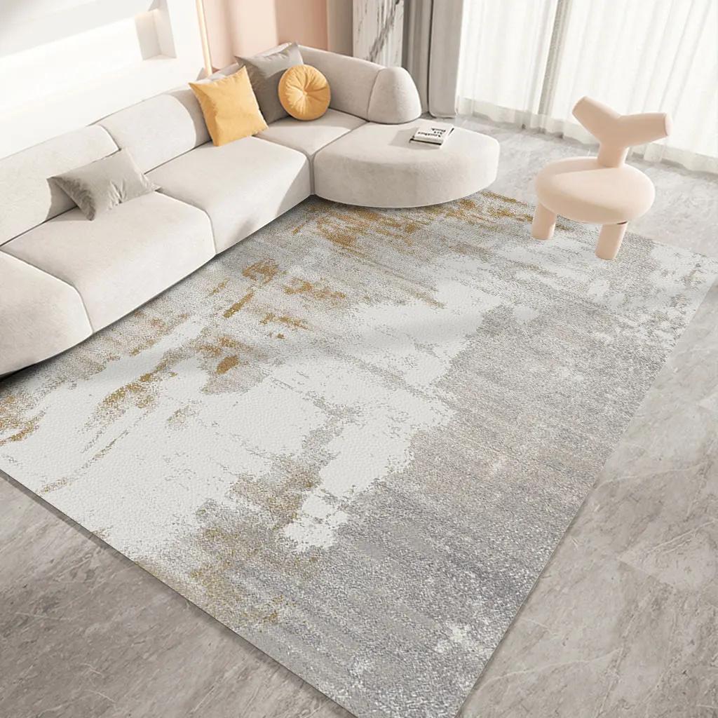 Fashion Nordic Carpet Living Room Ink Splash Abstract Area Rug Large Bedroom Decor Home Rugs Washable Entryway Doormat Floor Mat