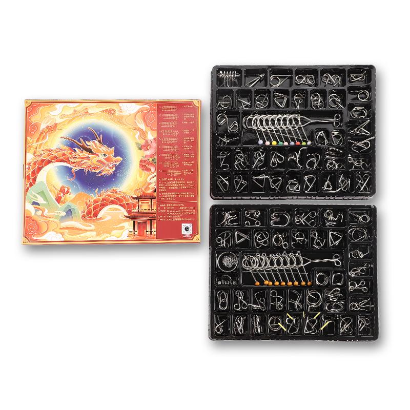 IQ Toys 8-teiliges Puzzle-Set - TikTok Trend Interlocking Rings