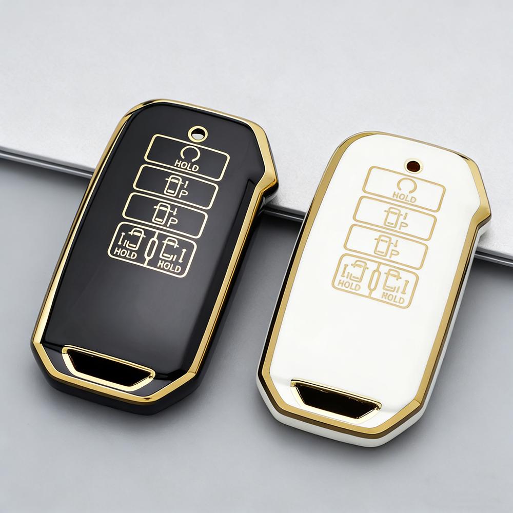 Tpu Car Key Fob Cover For Kia Ev6 New Carnival Sedona K8 V6 Gt Line Dl3 Mq4 K5 Grand Sorento 9 Buttons Key Case Rings