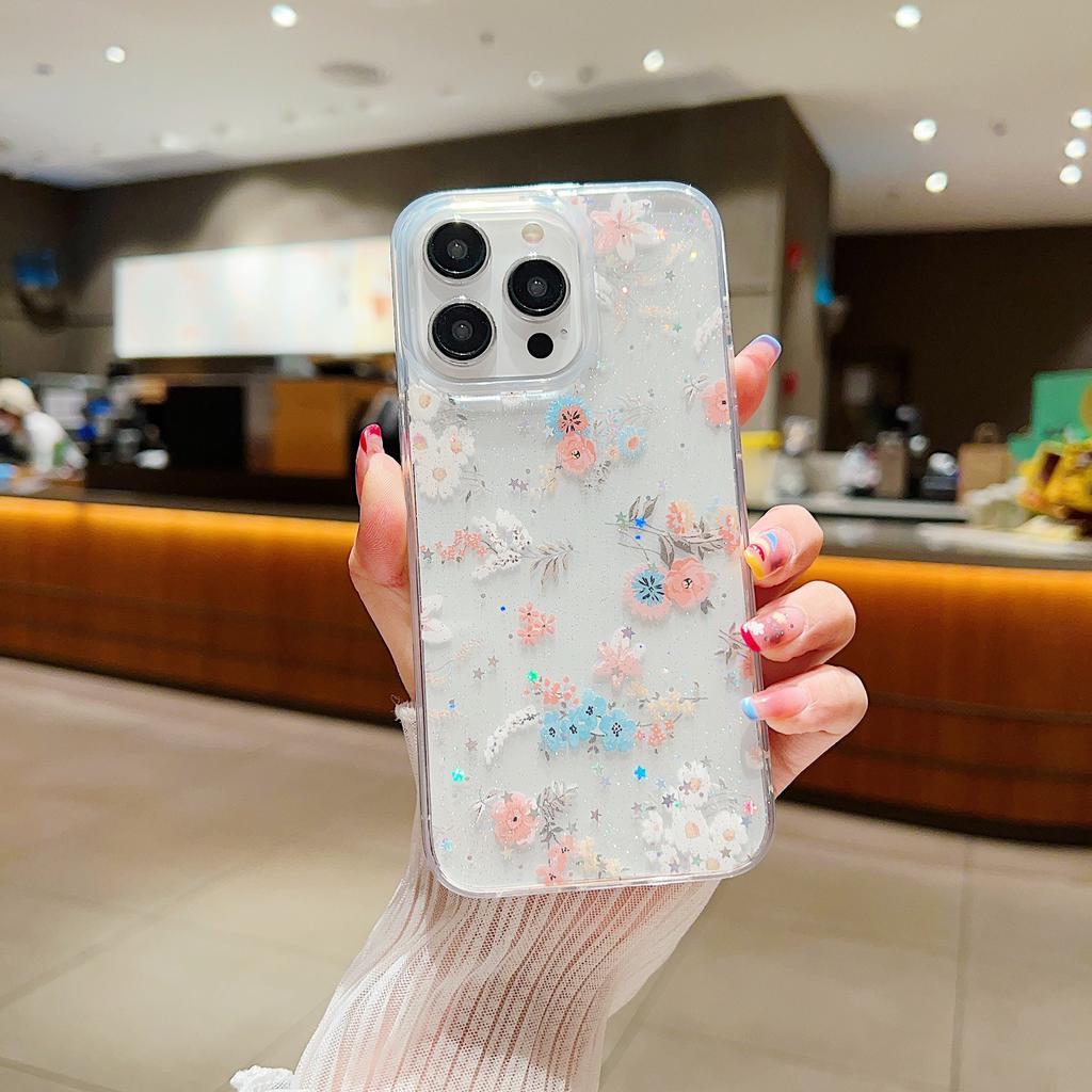 Fresh and Small Floral Mobile Phone Case for Apple IPhone16ProMax/15Plus/14/13XR/12mini