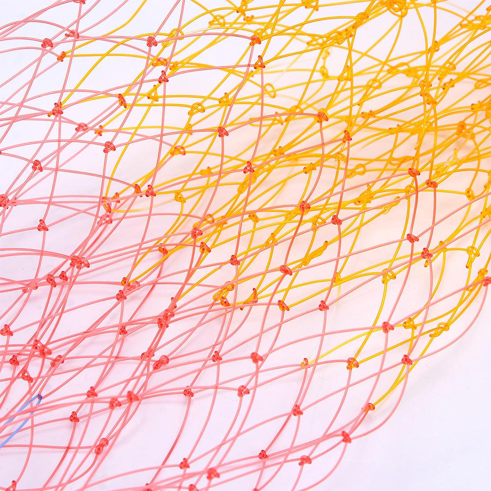 Entertainment Tools Depth Folding Dip Net Hole Rhombus Mesh Nylon Collapsible Fishing Nets