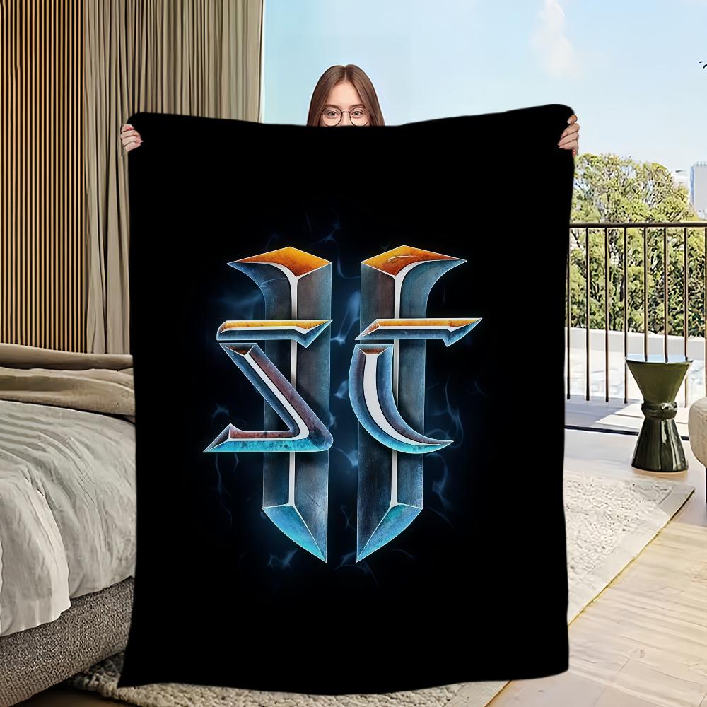 S-StarCraft-ES Game Blanket For Sofa Room Microfiber Bedding Blanket office Travel Gift Home