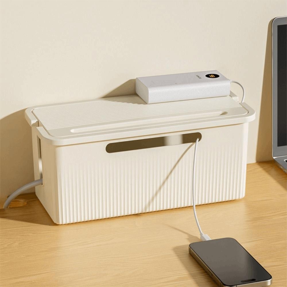 Dustproof Cable Storage Box With Lid Wire Management Case Socket Storage Box  Home