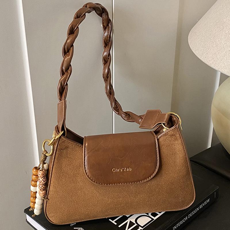 Fashionable and Simple One-shoulder Handbag for Commuting To Work and Winter New Women's Crossbody Small Square Bag