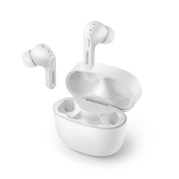 Casque Sans Fils - PHILIPS - TAT2206WT00 - Intra-auriculaire - Bluetooth - Résistant À La Transpiration