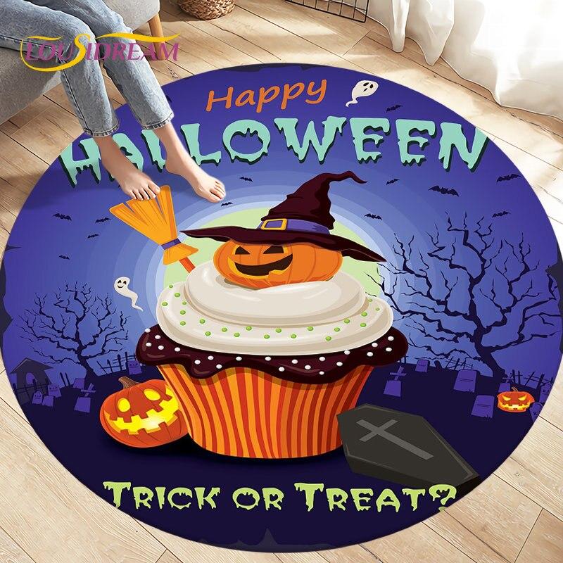 Cartoon Gamer Game Controler Area Koberec,Koberec s kulatým kobercem do obývacího pokoje Ložnice Dekorace,Děti si hrají plazící se protiskluzová podložka na podlahu