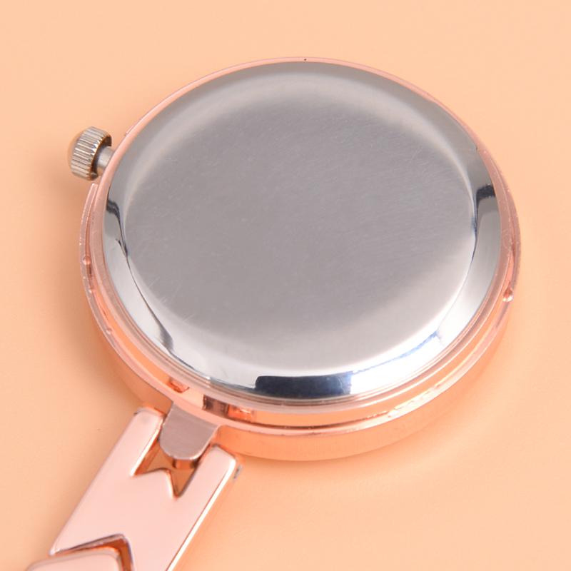 Engraved Women's Nurse Pendant Brooch Watch for Medical Use