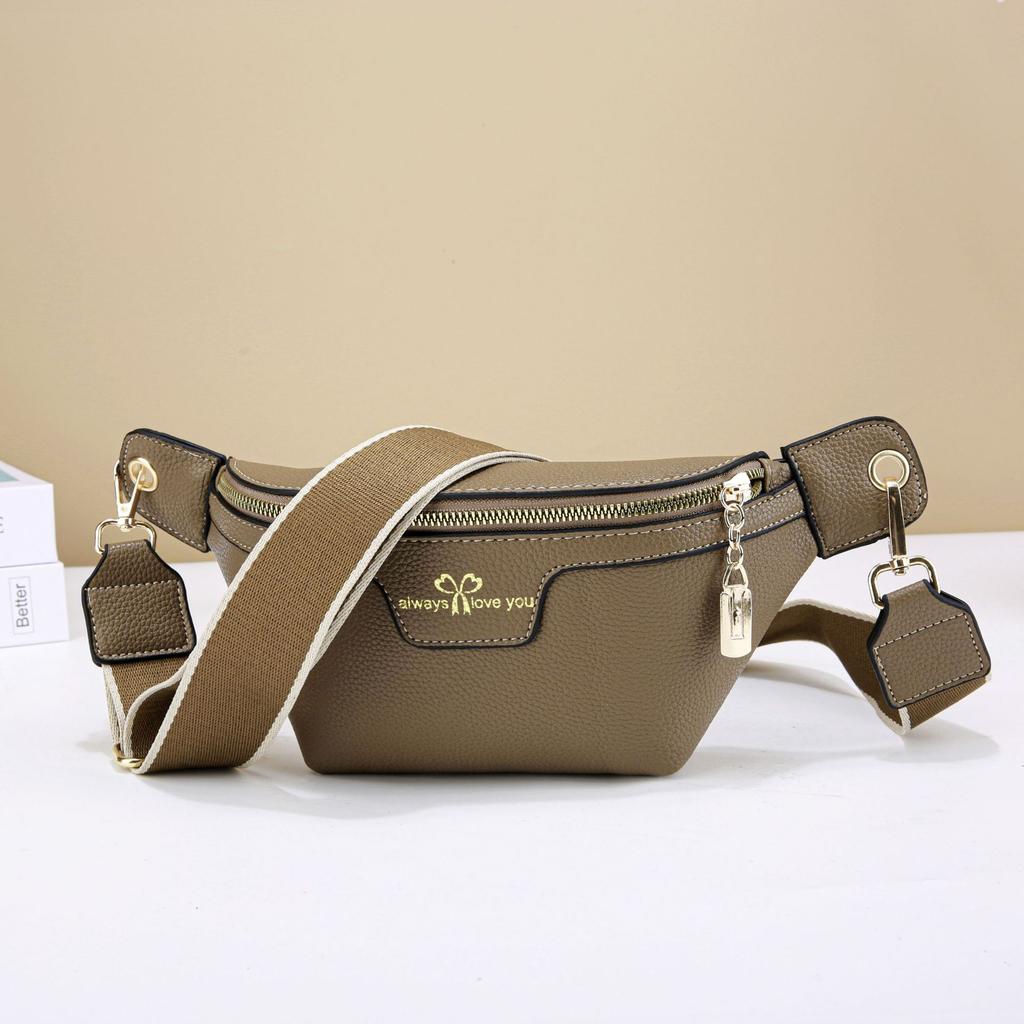 Temperament texture fanny pack small bag women's 2025 popular new fashion one shoulder crossbody breast bag