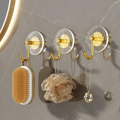 1/4Pcs Selbst-Adhesive Wand Haken Acryl Bad Haken Für Hängen Wasserdicht