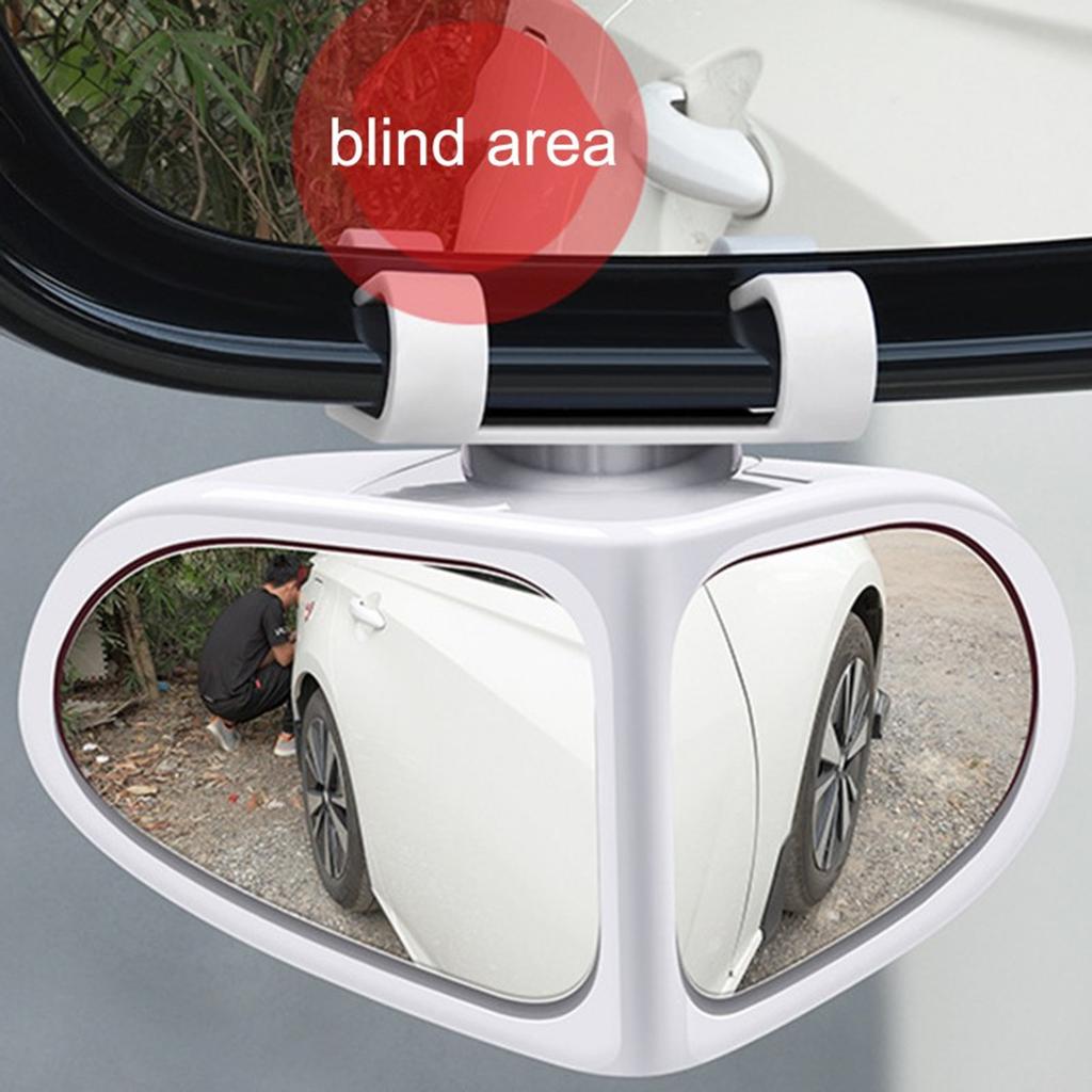 2pc Blind  Car Mirror Automotive Blind  Mirror Blind Car Exterior Accessories HD Glass 360 Degree
