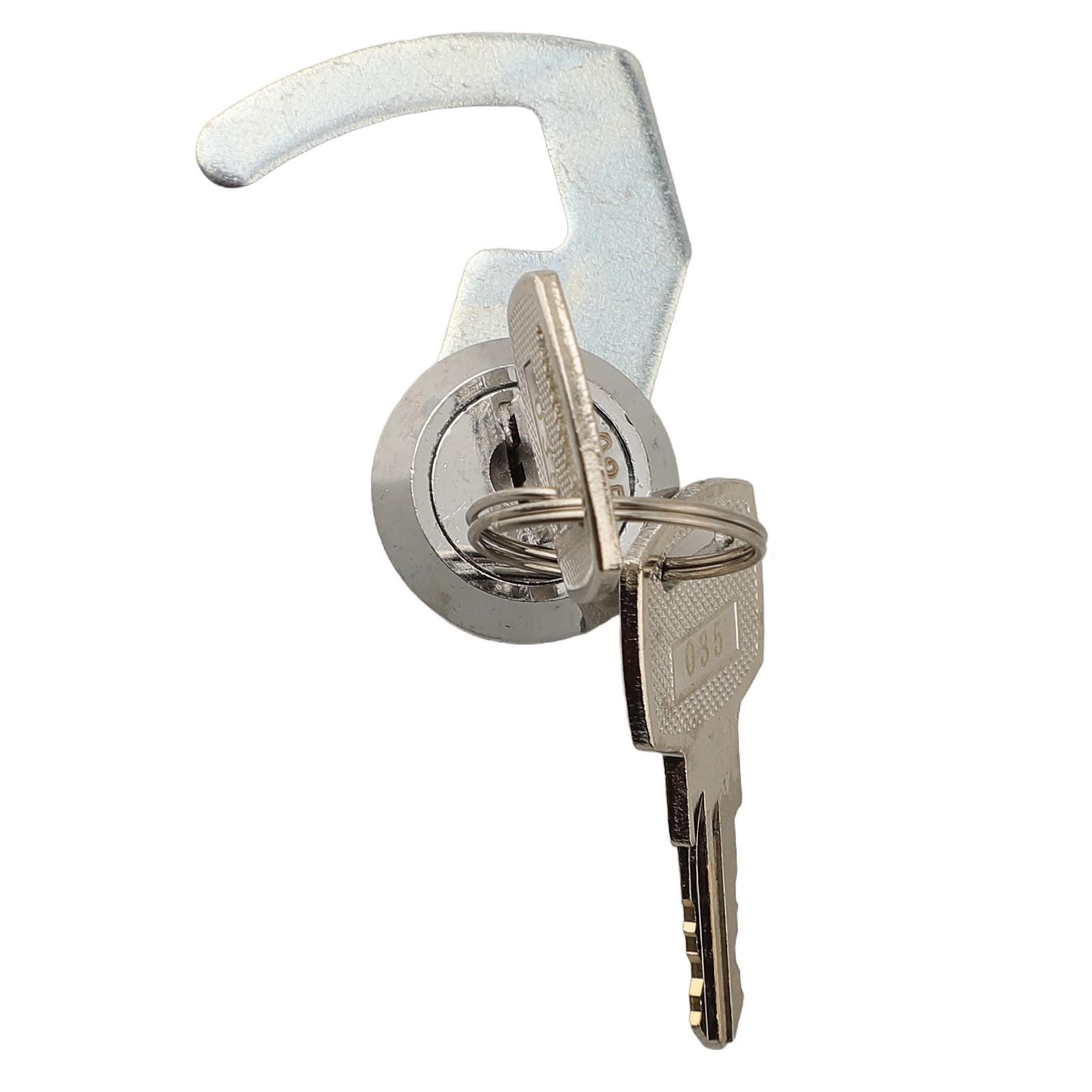 High Security Cam Lock with Quick Clip for Advertising Display Cabinets A