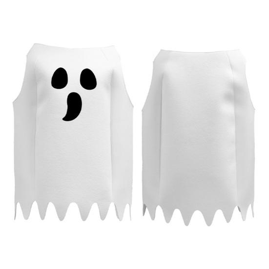 Ghost Halloween Costume Role-Playing Outfit for Adults Kid Full-Body Spooky Specter Suit Children Stage Show Costumes