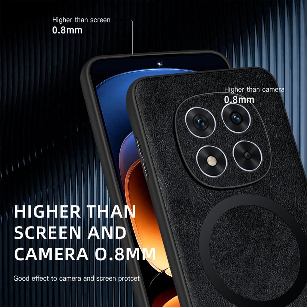 Shockproof Bumper For POCO X7 Pro Vintage Classic Leather Phone Case Funda For POCO X6 F6 F5 X5 Pro F4 Magnetic Matte Back Cover