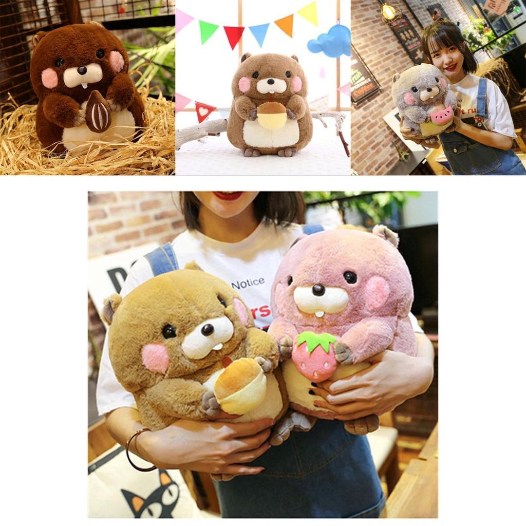 Cute Groundhog Plush Toy Soft And Huggable Stuffed Animal For Kids And Pets